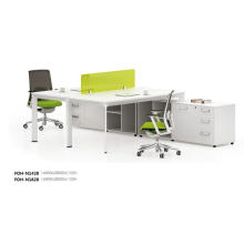 Spacious Modern Bank Company Open Office Workstation with Storage